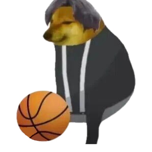 IKUN Club Court suited dog basketball mascot